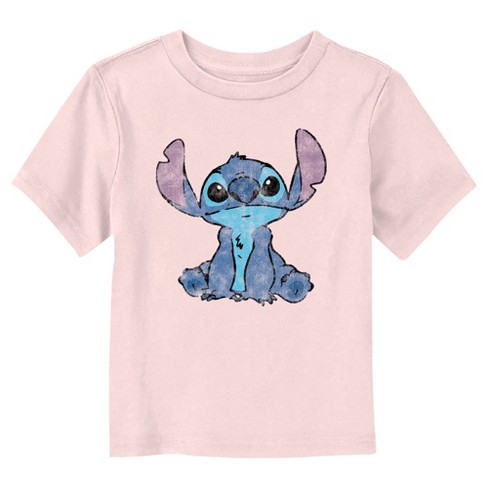 Girl's Lilo & Stitch I Don't Do Mornings Stitch Distressed T-Shirt