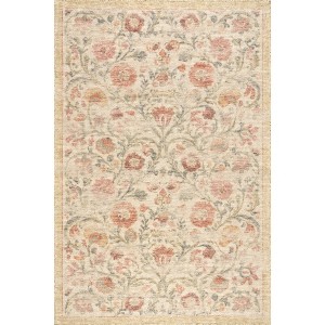 Padma Lakshmi x Rugs USA - Sufi Hand-Tufted Floral Motif Wool-Blend Rug - 1 of 4