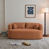 ORRD Sofa in a Box, Memory Foam 2-Seater Couch with Chenille Fabric, No Assembly Required, Deep Seat Loveseat for Small Spaces, Beige - 3 of 4