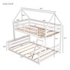 NicBex Twin Over Full/Twin Over Twin House Bunk Bed with Built-in Ladder for Kids Teens Adults - 3 of 4