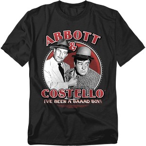 Abbott & Costello Bad Boy Adult T-Shirt - 1 of 4