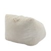 Olbia Indoor Bean Bag Chair, Beige Faux Fur - 3 of 4