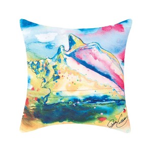 C&F Home 18" x 18" Conch Shell Cotton Watercolor Accent Throw Pillow - 1 of 4