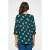 WEST K Women's Sophia Three Quarter Sleeve Blouse - 3 of 4