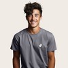 Dalix Ghost Embroidered Soft Cotton Short Sleeve T Shirt Mens - 3 of 4