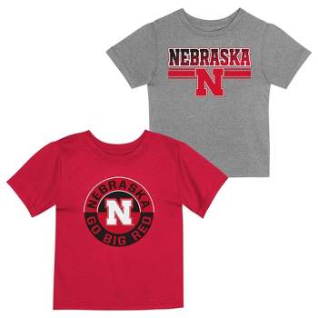 NCAA Nebraska Cornhuskers Toddler Boys' 2pk T-Shirt