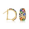 Ross-Simons 5.20 ct. t.w. Multi-Gemstone Starfish Drop Earrings With .33 ct. t.w. Diamonds in 14kt Yellow Gold - 3 of 4
