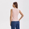 Women's Square Neck Sleeveless Front Bow Tie Closure Vest Top - A New Day™ - 2 of 4