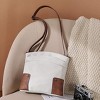 CLUCI Crossbody Bags for Women Leather Purse Travel Vacation Triple Pockets Vintage Handbags Shoulder Bags - 2 of 3