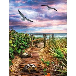 Sunsout Path to the Beach 500 pc   Jigsaw Puzzle 30102 - 1 of 4