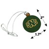St. Norbert College Primary Logo Mini Small Tiny Wood Christmas Tree Holiday Ornament - 4 of 4