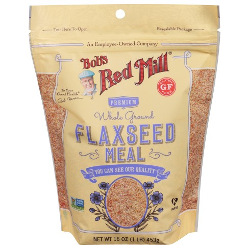 Bob's Red Mill Resealable Organic Whole Golden Flaxseed, 13 Ounce (Pack of  1)