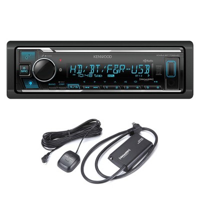 Kenwood KMM-BT732HD Bluetooth HD Radio + Sirius XM SXV300v1 Kit