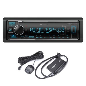 Kenwood KMM-BT732HD Bluetooth HD Radio + Sirius XM SXV300v1 Kit - 1 of 4