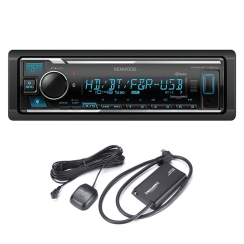 Kenwood Kmm-bt732hd Bluetooth Hd Radio Ft & Rear Usb Din Media