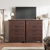 TackView 5 Dresser for Bedroom, 41.3" Tall Vertical Drawer Dresser with Large Storage, Freestanding Wooden Closet Chest - 3 of 4