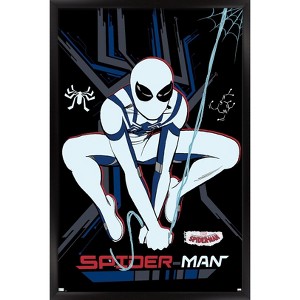 Trends International Marvel Animations' Your Friendly Neighborhood Spider-Man - Oscorp Suit Framed Wall Poster Prints - 1 of 4