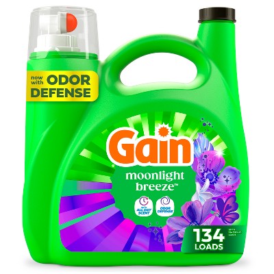 Gain Moonlight Breeze HE Deep Cleaning Concentrated Liquid Laundry Detergent
