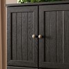 INFURNIC Decorative Storage Cabinets Tall Storage Cabinet with 8 Doors and 4 Shelves for Living Room and Office, Black, 23.82"*12.6"*72.4" - 4 of 4