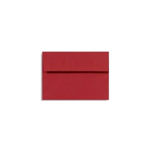 LUX A7 Invitation Envelopes 5 1/4 x 7 1/4 500/Box Ruby Red EX4880-18-500 - 1 of 3