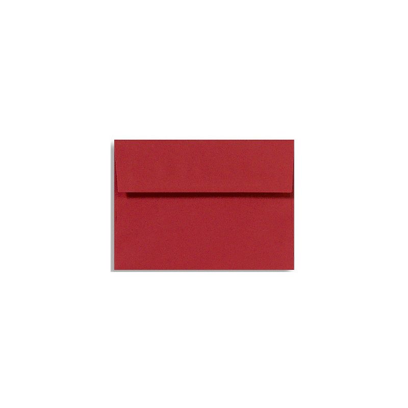 LUX A7 Invitation Envelopes 5 1/4 x 7 1/4 500/Box Ruby Red EX4880-18-500, 1 of 4