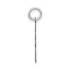 Black Bow Jewelry 14k White Gold, Jersey Collection, Small Number 83 Pendant - 2 of 4