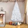 Resenkos 7FT Iron Leg White Christmas Tree with 950 Branches - 2 of 4