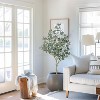 Artificial Tree Plant Eucalyptus Tree, Modern Large Fake Plant Decor in Pot for Indoor Outdoor,Home Office Ideal Housewares Gift Decoration - 3 of 4