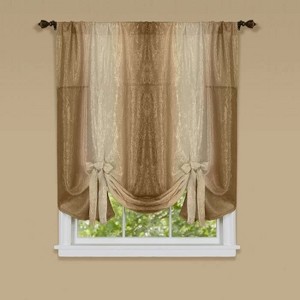 Ben&Jonah Aldreda 50" x 63" Elegant Modern Fashion Semi-Sheer Single Curtain Panel - 1 of 1