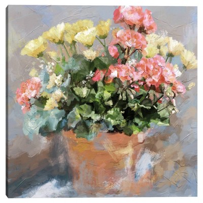 24" x 24" Clay Bouquet by Studio Arts Unframed Wall Canvas - Masterpiece Art Gallery