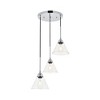Elegant Lighting Histoire 3 light chrome Pendant - 4 of 4