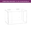Unique Bargains Acrylic Wall Mounted With Lid Trash Bag Dispenser Roll Holder - 3 of 4