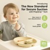 3-Pack Prep Suction Plates for Baby, 100% Silicone Toddler Plates, BPA-Free Divided Baby Plates with Suction - 2 of 4