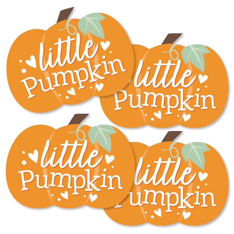 Big Dot of Happiness Little Pumpkin - Decorations DIY Fall Birthday Party or Baby Shower Essentials - Set of 20, 2 of 6