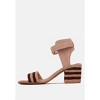 RAYNA Blush Braided Jute Strap and Suede - 3 of 4
