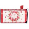 Valentine's Wreath Hearts Magnetic Mailbox Cover Holiday Standard Briarwood Lane - image 2 of 2