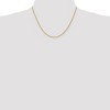 Black Bow Jewelry 2.25mm 10k Yellow Gold D/C Quadruple Rope Chain Necklace - 2 of 4