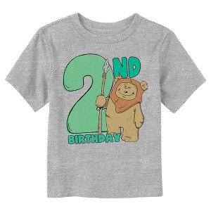 Toddler's Star Wars 2nd Birthday Cute Ewok T-Shirt - 1 of 3