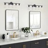 BAOURE Modern Vanity Light, Bathroom Light Fixtures for Expansive Bathrooms, Wall Lamp with Clear Glass for Mirror, Living Room - 3 of 4