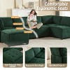 MOONMISS Modular 6- Seat  Sectional Sofa U Shaped Modular Couch with Reversible Chaise Modular Sofa Sectional Couch for Living Room - 2 of 4