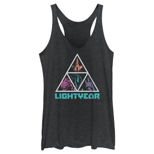 Women's Lightyear Triangle Logo Racerback Tank Top - 1 of 4