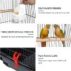 QuestaPack 62 inch Metal Bird Cage, Large Parakeet Cages for Parrot, Cockatiel, Lovebird - 3 of 4