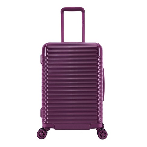 Louis Vuitton Pink Purple Logo Fabric Women's Carryon Travel Roller Bag  Suitcase For Sale at 1stDibs