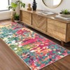 Washable Modern Abstract Living Room Rugs, Soft Non Slip Low Pile Floor Carpet for Bedroom Dining Room Office - 4 of 4