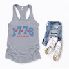 Simply Sage Market Women's Land Of The Free 1776 Raceback Tank - 3 of 3
