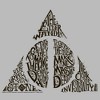 Juniors Womens Harry Potter Deathly Hallows Secret T-Shirt - 2 of 4