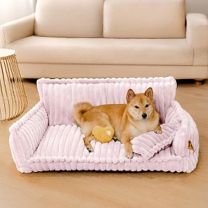 FUNNY FUZZY Dog Bed for Medium Large Dogs - Orthopedic Dog Sofa with Removable Washable Cover and Anti-Slip Bottom - 1 of 1