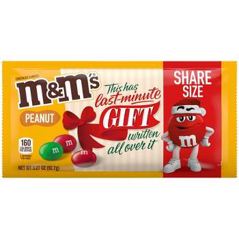 M&M's Holiday Peanut Candies Share Size - 3.27oz