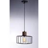 Maxim Lighting Bjorn 1 - Light Pendant in  Black/Natural Wood - 2 of 4