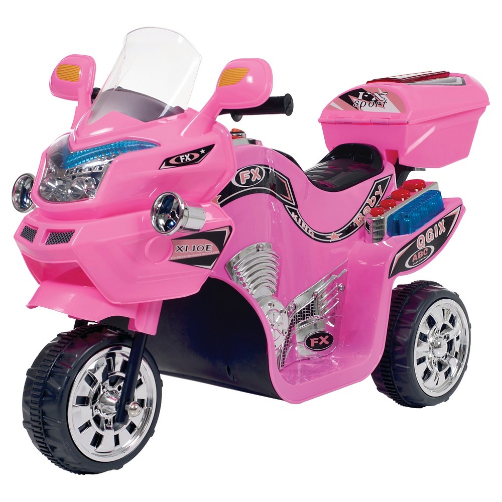 Lil' Rider 3 Wheel Battery Powered FX Sport Bike - Pink